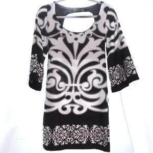 Black and White cocktail Dress